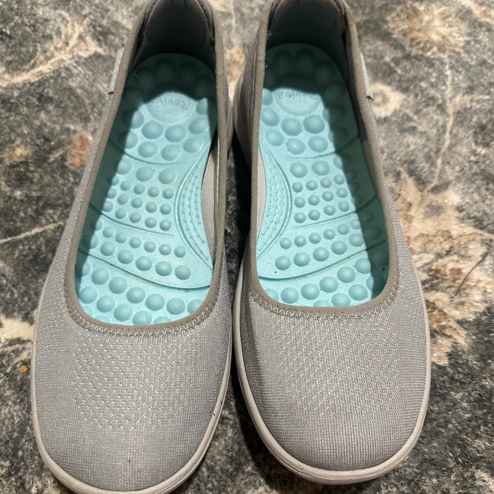 Crocs Gray Reviva Slip-on Flat Shoes